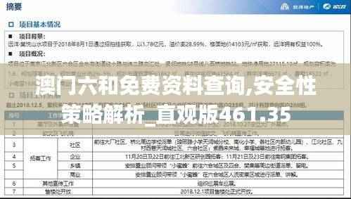 澳门六和免费资料查询,安全性策略解析_直观版461.35