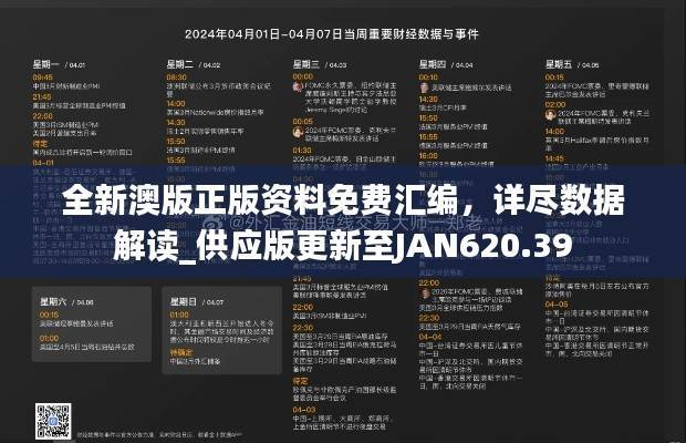 全新澳版正版资料免费汇编,详尽数据解读_供应版更新至JAN620.39