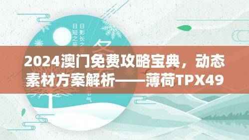 2024澳门免费攻略宝典,动态素材方案解析——薄荷TPX491.48特版