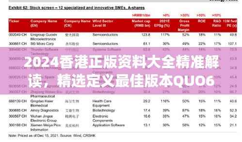 2024香港正版资料大全精准解读,精选定义最佳版本QUO639.75