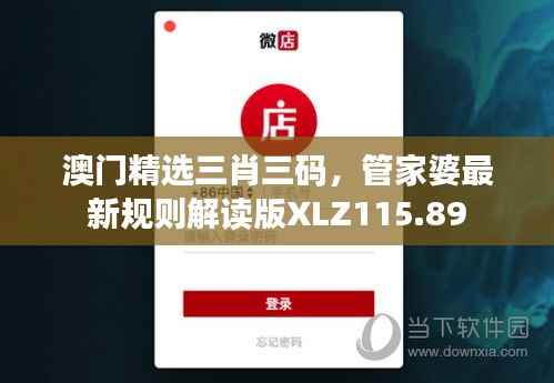 澳门精选三肖三码，管家婆最新规则解读版XLZ115.89