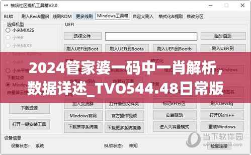 2024管家婆一码中一肖解析,数据详述_TVO544.48日常版