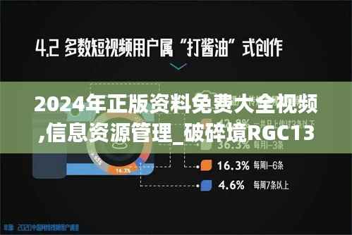 2024年正版资料免费大全视频,信息资源管理_破碎境RGC13.28