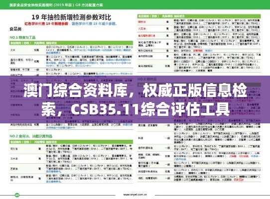 澳门综合资料库,权威正版信息检索,CSB35.11综合评估工具