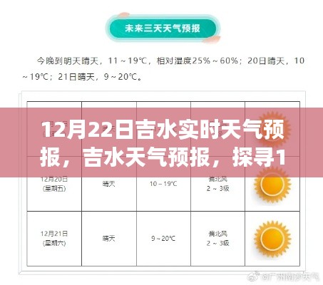 探寻吉水天气预报奥秘,12月22日气象实时播报