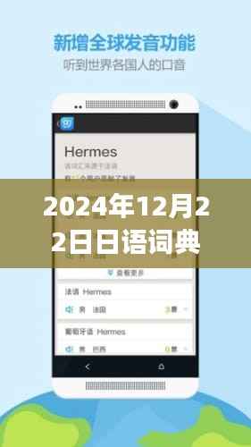 日语词典app在2024年12月22日的回顾与影响分析