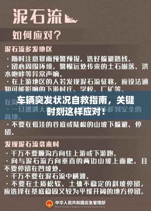 车辆突发状况自救指南,关键时刻这样应对!